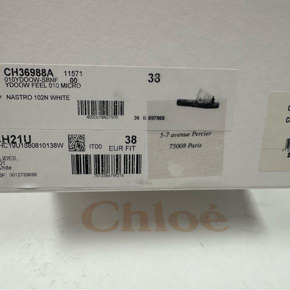 Chloe Woody Logo Slide Sandals - Picture 5 of 5